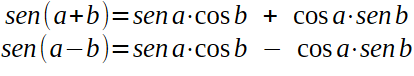 Seno da soma e seno da diferença